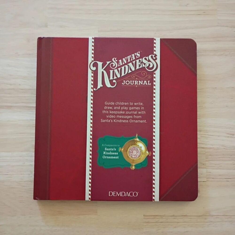 NEW Demdaco Santa's Kindness Journal Activity Book Hardcover